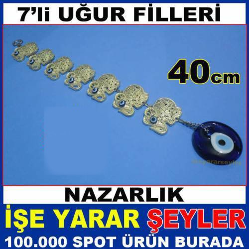 Askılı Uğurlu 7li Fil Nazarlık