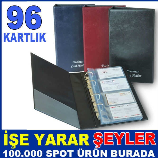 96 KARTLIK PROFESYONEL İŞ YERİ OFİS KARTVİZİTLİK