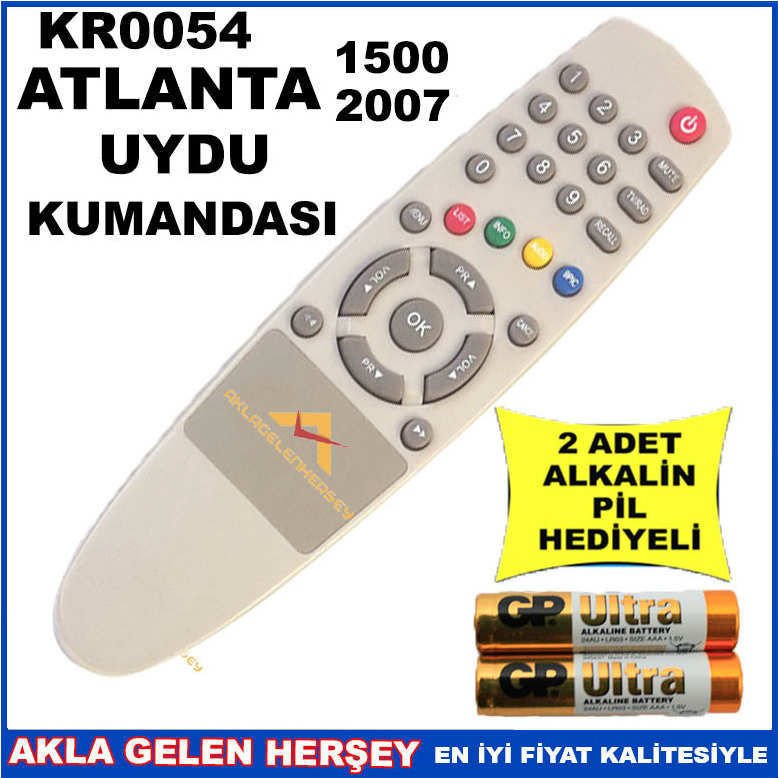 ATLANTA UYDU CİHAZI Receiver KUMANDASI KR0054