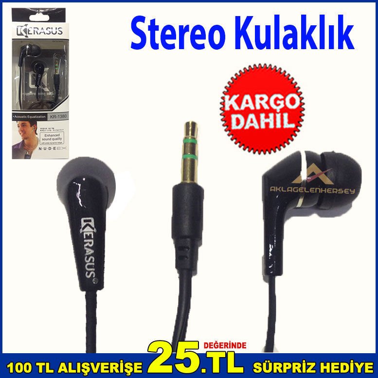 Stereo Kulaklık Şık Dizayn Cep Telefonu Kulaklığı Mp3 Kulaklık