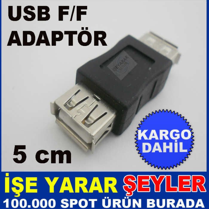 USB UZATMA ARA BAĞLANTI ADAPTÖRÜ F/FDİŞİ DİŞİ KD