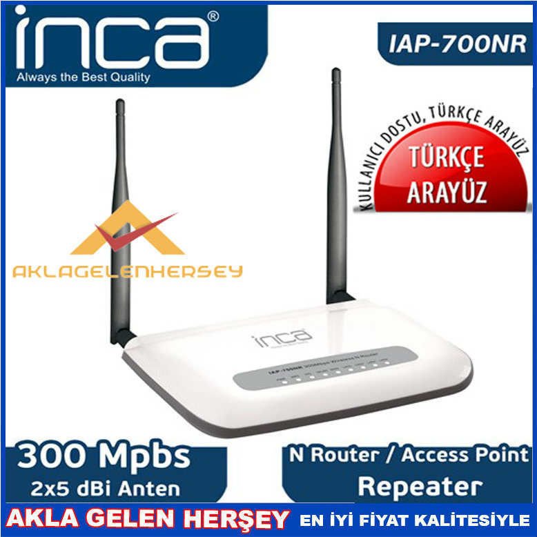 İNCA 300Mbps N ROUTER ACCESS POİNT IAP-700NR