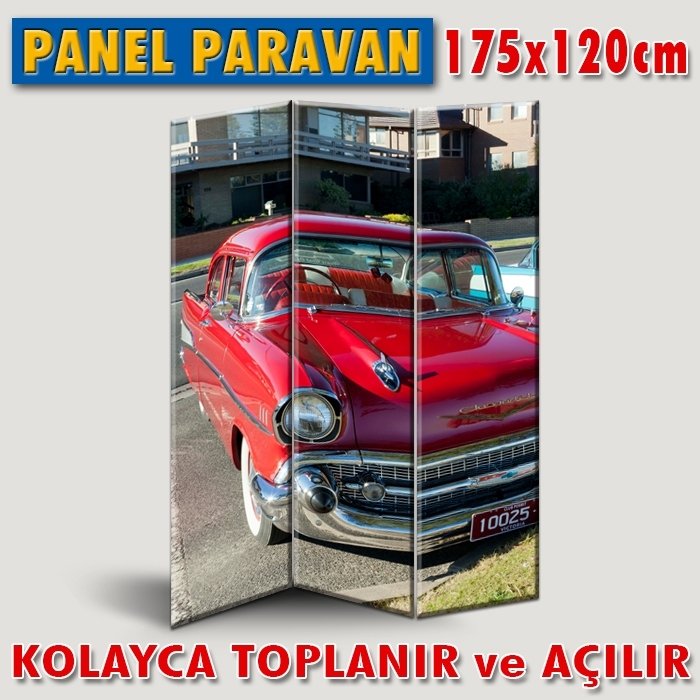 GÖRSELLİ KATLANIR PANEL BÖLME SİSTEMİ - KIRMIZI MI DEDİN