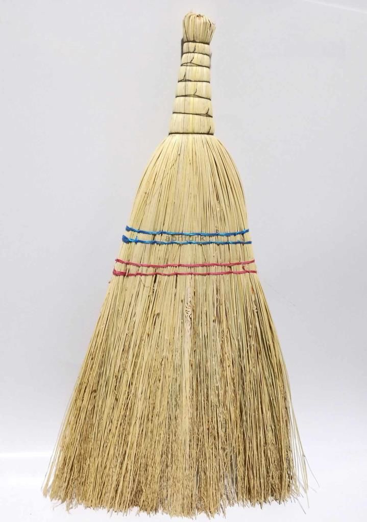 Organik Süpürge Otu Elde üretim 1.Kalite Büyük Ot Süpürge Dolgun Malzeme ile Bağlanmış Doğal Kokulu