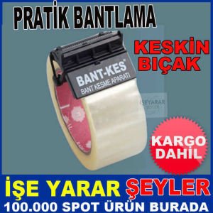 YEDEK LASTİKLİ BANT-KES KOLİ BANTI KESME APARATI-3