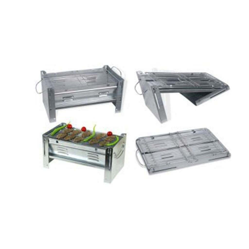 Mizan Metal Pratik Portatif Katlanabilir Bagaj Tipi Kamp ve Piknik Mangalı