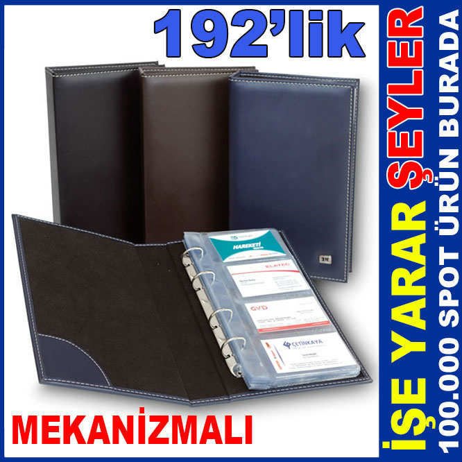 192 KARTLIK DAR MODEL MEKANİZMALI KARTVİZİTLİK
