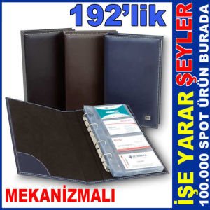 192 KARTLIK DAR MODEL MEKANİZMALI KARTVİZİTLİK