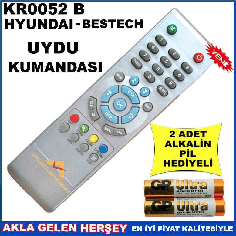 HYUNDAI UYDU CİHAZI Receiver KUMANDASI KR0052B