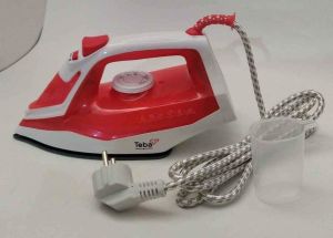 TEBA Buharlı Ütü 2000 Watt Seramik Taban Buharlı Ayarlama Düğmesi, Şok Buhar Fonksiyonu A -1