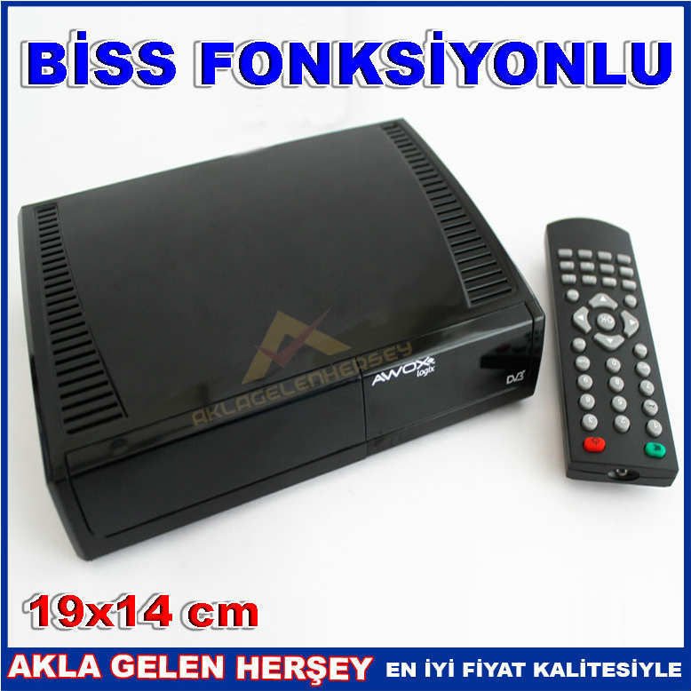 BİSS FONKSİYONLU AWOX LOGİX DİJİTAL UYDU ALICISI