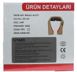 Starmax Arabada ve Evde Şarja Takabileceğiniz Boyun Masajı Aleti Boyun ve Sırt Ağrına Bir Son Ver