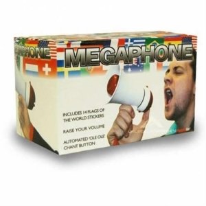 Mini El Megafonu Katlanabilir Saplı 10watt Gücünde Taşınabilir Ka