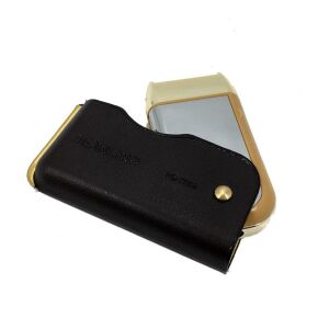 Deri Kılıflı Sıfır Sakal Şarjlı Tıraş Makinesi Dearling RD-6009 Seyahat Tipi Cepte Taşınabilir