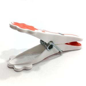 İz Yapmayan Silikonlu Parfümlü Papatya Desenli Mandal Takımı 10lu