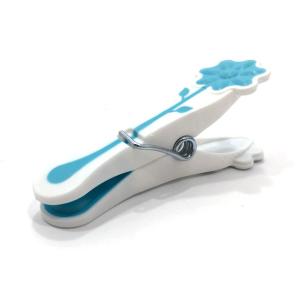 İz Yapmayan Silikonlu Parfümlü Papatya Desenli Mandal Takımı 10lu