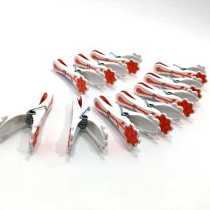 İz Yapmayan Silikonlu Parfümlü Papatya Desenli Mandal Takımı 10lu