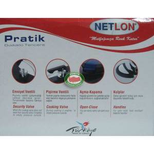 Türkiyenin En Güvenli Düdüklü Tenceresi Otomatik Klips Kapakli 7 Litre Netlon Pratik Düdüklü Tencere