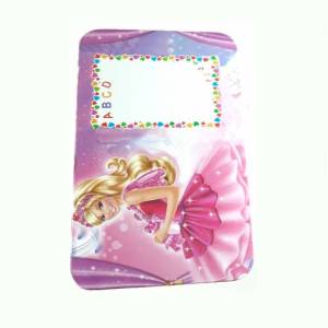 Çocuklar İçin Eğlenceli Barbie Figürlü Çalışma Masası Masa Boyu 60x40