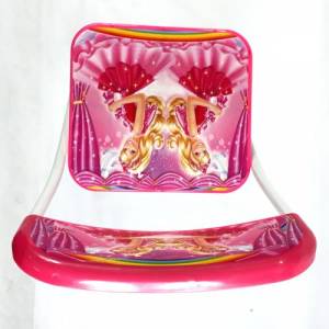 Çocuklar İçin Eğlenceli Barbie Figürlü Çalışma Masası Masa Boyu 60x40