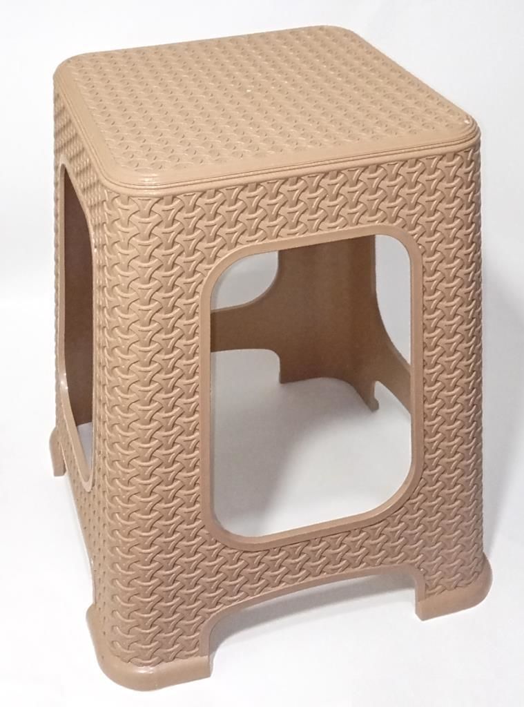 Kir Tutmaz 45cm Tabure A.Kahve Hasır Örgü Yemek Masasına Uygun Boy Oturak Alt Kuşaklı Sağlam Dizayn