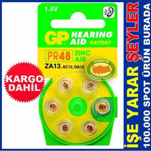 Gp Za13 Pr48 1.4V Kulaklık Pili Ø7.9xh5.4