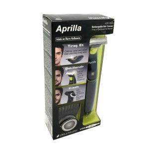 Usb Şarjlı Islak Kuru Kullanımlı Şekillendirme ve Tıraş Makinesi Çift Taraflı Bıçak Aprilla ATR 7025