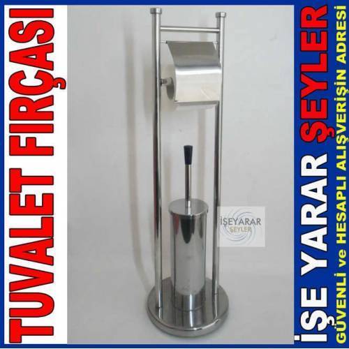 Ayaklı Çelik Tuvalet Seti Modern Tuvalet Fırçası