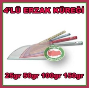 FARKLI GRAMAJLARDA 4 lü ERZAK KÜREKLERİ SETİ