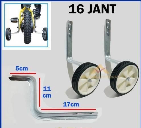 16 Jant Bisiklete Yan Denge Teker Seti