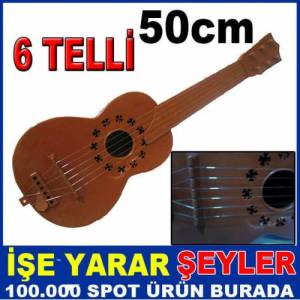 6 TELLİ 50cm ÇOCUK OYUNCAK İSPANYOL GİTARI