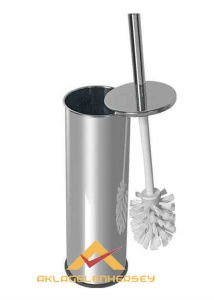 35x8 cm METAL LÜX TUVALET KLOZET WC FIRÇASI -1