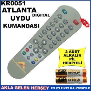 ATLANTA UYDU CİHAZI Receiver KUMANDASI KR0051
