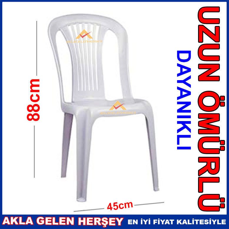 MÜKEMMEL KALİTEDE SAĞLAM PVC PLASTİK SANDALYE Renk tanımı=GRİ BEYAZ ARASINDAKİ TONLARDA KİRLİ BEYAZ