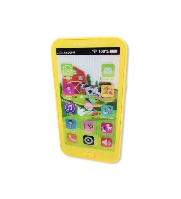 Oyuncak Dokunmatik  Sesli Cep Telefonu 12 Fonksiyonlu Türkçe Ses  Oyuncak Dokunmatik Sesli Telefon