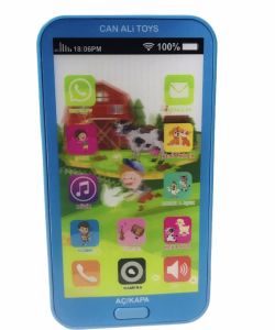 Oyuncak Dokunmatik  Sesli Cep Telefonu 12 Fonksiyonlu Türkçe Ses  Oyuncak Dokunmatik Sesli Telefon