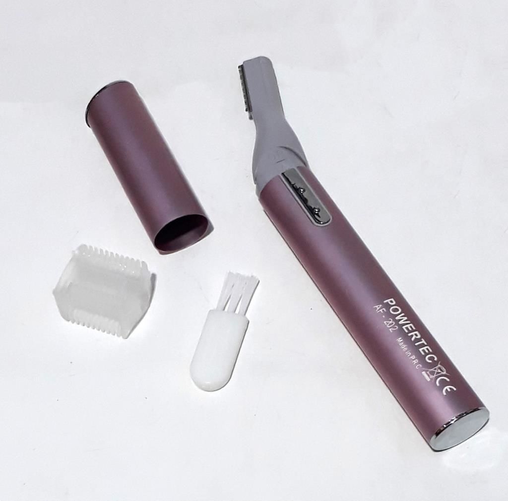 Powertec İnce ve Hassas Fırçalı Kaş Düzeltici ve Şekillendirici  İnce Başlıklı Tıraş Makinesi