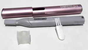 Powertec İnce ve Hassas Fırçalı Kaş Düzeltici ve Şekillendirici  İnce Başlıklı Tıraş Makinesi