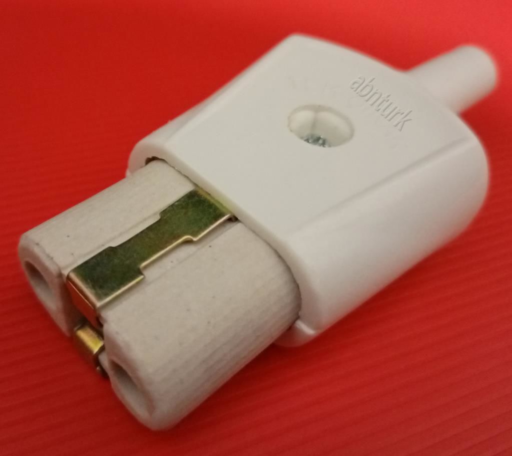 Isınmayan Porselen Başlı Toprak Hatlı Dişi Fiş Davul Fırın Tost Makinesi Katmer Sacı Izgara Ütü Fişi