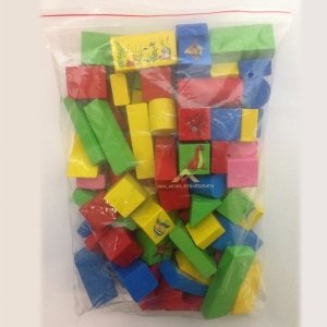 68pç HAYVAN TEMALI RENKLİ AHŞAP BLOKLAR BULTAKLI ÖZEL KUTUSUNDA