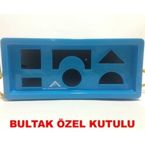 68pç HAYVAN TEMALI RENKLİ AHŞAP BLOKLAR BULTAKLI ÖZEL KUTUSUNDA