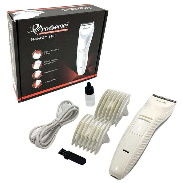 Kablolu Kablosuz Şarjlı 4 Ölçülü Tıraş Makinesi Progemei GM-6101 T Bıçaklı Saç Sakal Traş Makinası