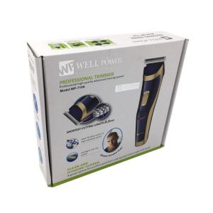 0.2mm İnce Kesim Bıçaklı Hijyenik Şarjlı Saç Sakal Tıraş Makinesi Well Power WP-7100