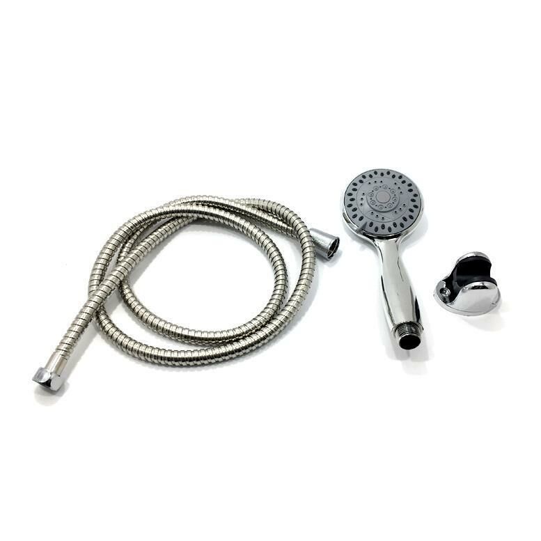 3 Parça 3 Fonksiyonlu Çelik Hortumlu Duş Seti Su Tasarruflu Fıskiye