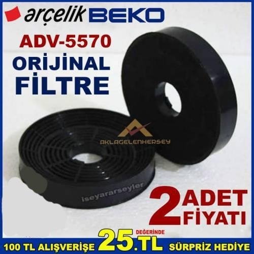 ARÇELİK BEKO ADV 5570 ANKASTRE DAVLUMBAZ FİLTRESİ 5570 ASPİRATÖR