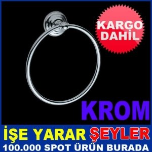 FULL KROM YUVARLAK MODEL BANYO HAVLULUĞU KD