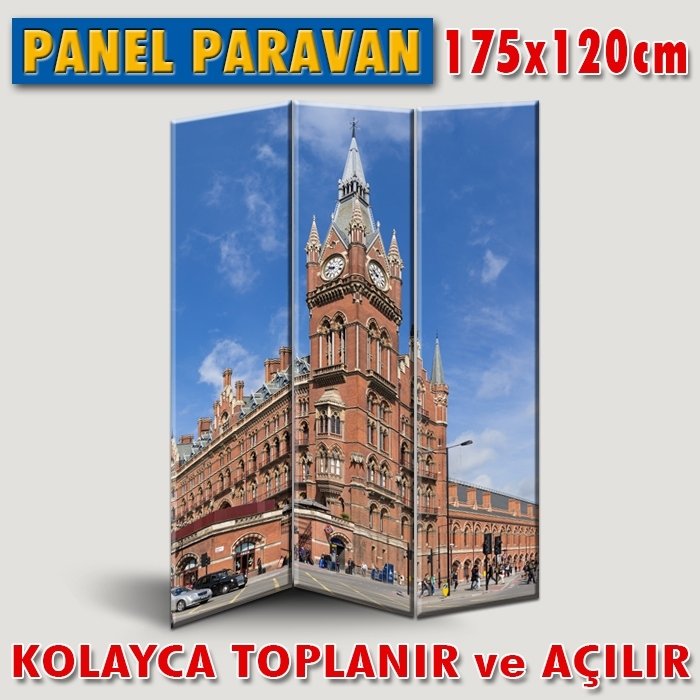 GÖRSELLİ KATLANIR PANEL BÖLME SİSTEMİ - ST PANCRAS TREN GARI