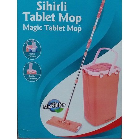 Sihirli Tablet Mop Pratik Temizlik Kova Seti ince işçilikli yeni