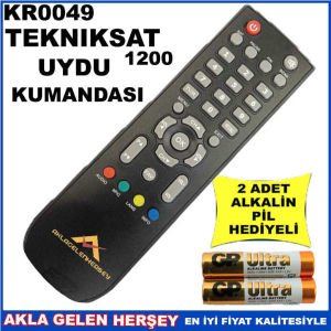 TEKNİKSAT UYDU CİHAZI Receiver KUMANDASI KR0049