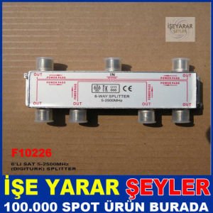 6 LI ANTEN DAĞITICI SPLITTER 5-2500Mhz